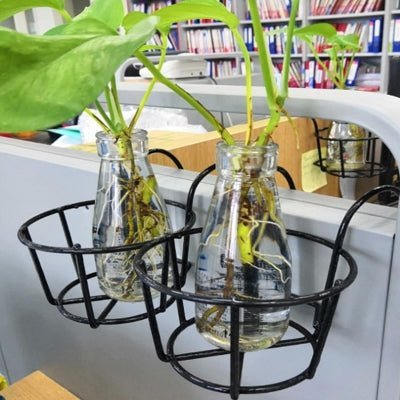 Support pour plantes - HangingPlantRacksâą - Noir - Mon espace Jardinage