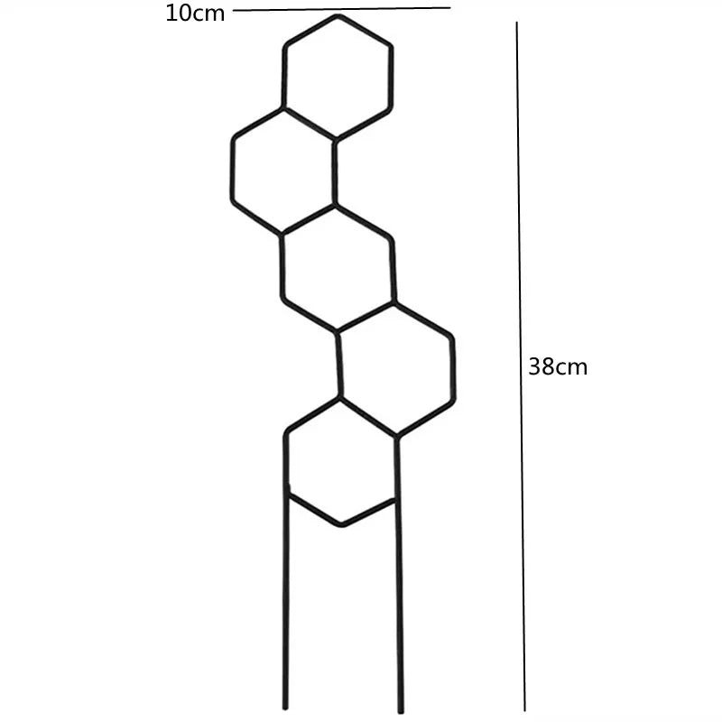 tuteur pour plantes grimpantes | Spacio - Élégant - style ruche d'abeille 38 cm de haut