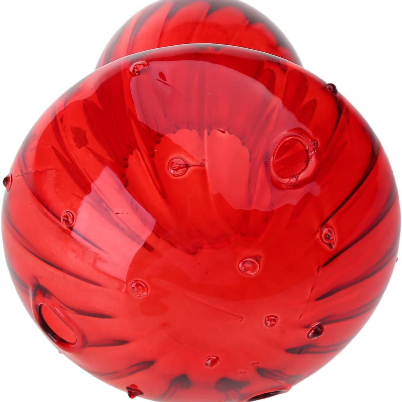 Vase en Verre - NordicMushroomVase™ - Rouge - Mon espace Jardinage