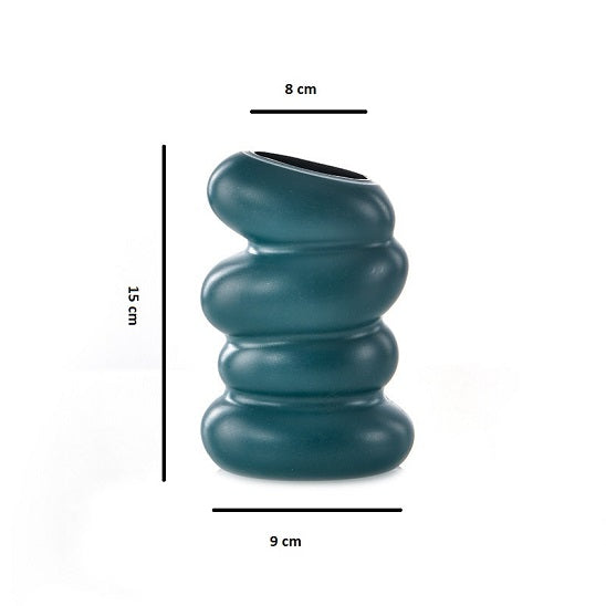 vase pour les fleurs couleur bleu nuit