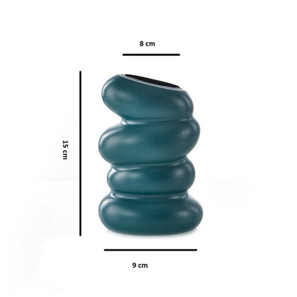 vase pour les fleurs couleur bleu nuit