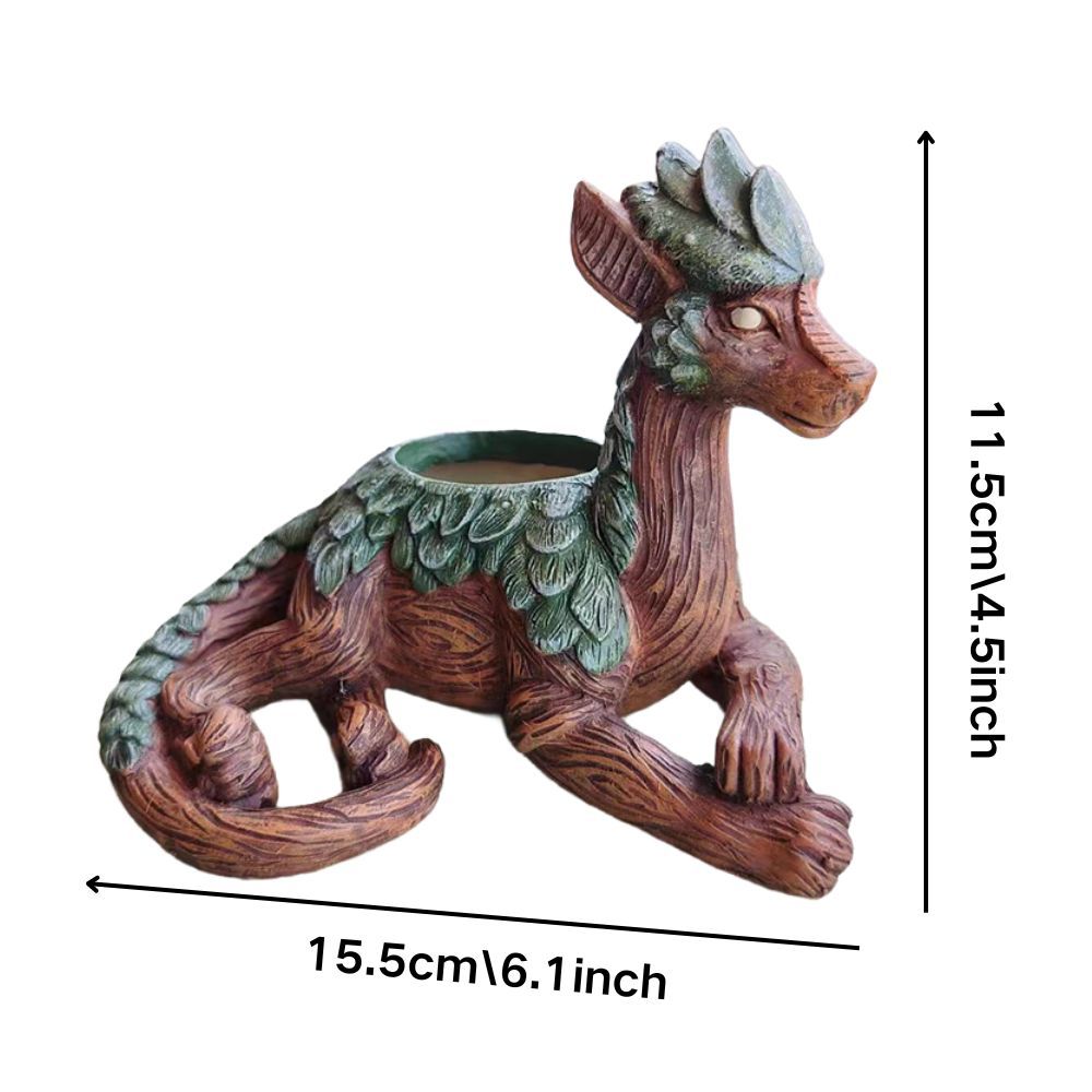 Pot de fleurs intérieur MiniDragon modèle B sans barbichette