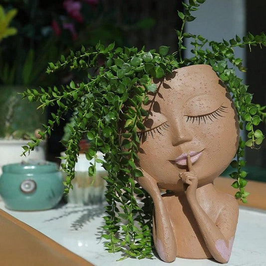 cache pot decoratif, Exquis avec tiges d'Eucalyptus