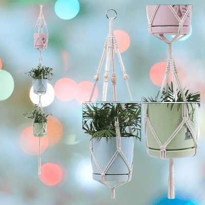 Cintre pot suspendu - PlantHanger™ - Style E - Mon espace Jardinage