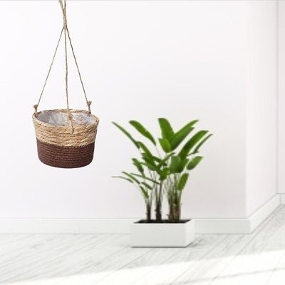 Panier pour plante - PlantBasket™ - Jaune/Marron - Mon espace Jardinage
