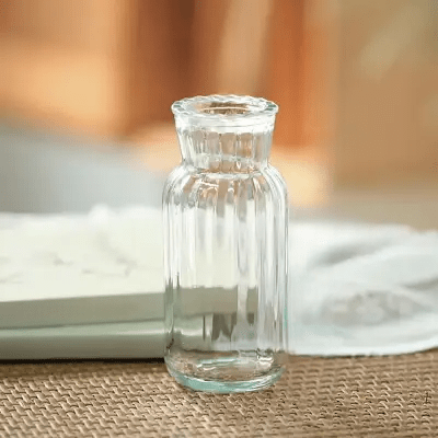 Vase en verre transparent - CreativeGlassVase™ - Style B - Mon espace Jardinage